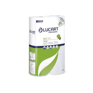 Toiletpapir 2-lags langrulle ECO 400 (44 m), kasse 30 ruller