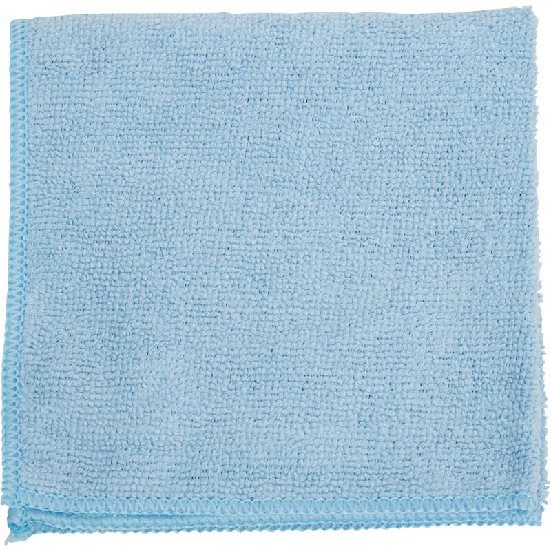 Mikrofiberklude 32x32 cm, blå, pakke 20 stk