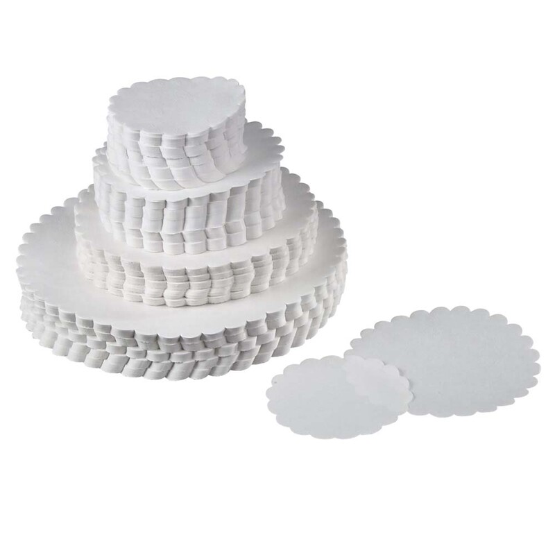 Fadpapir, Stykke, 40 g/m2, 220, præget papir, hvid, almindelig, pakke a 500 stk, Fødevaregodkendt