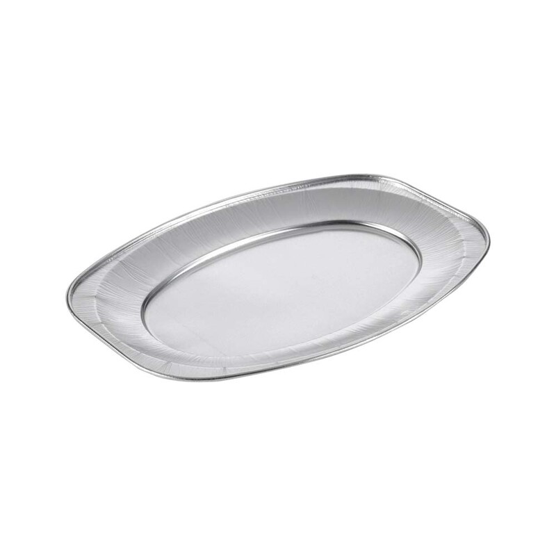 Cateringfad, Plus Pack, Rektangulær, 351 x 243 x 21 mm, aluminium, aluminium, SMALL, pakke a 10 stk, Smooth, Fødevaregodkendt