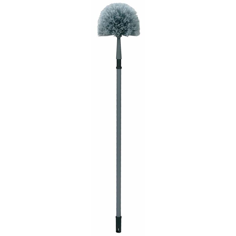 Støvkost, Vikan, Cobweb remover w/telescopic, grå, 200mmx1070mm