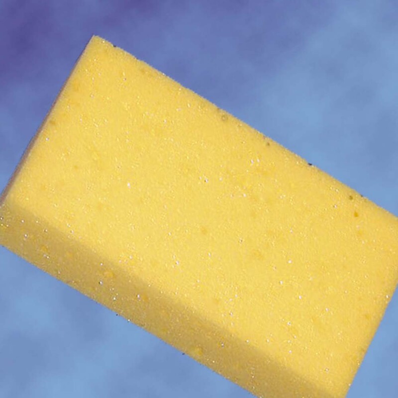 Skuresvamp, Blackboard sponge, gul, 200mmx110mm x 60mm