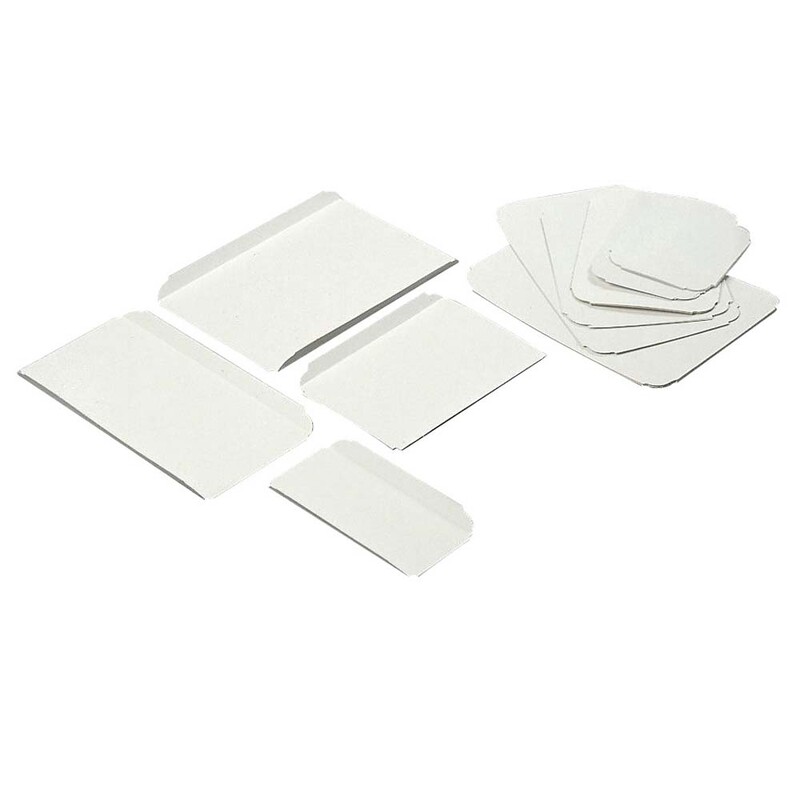 Kagepap, No.110, Firkantet, 165x104mm, vægt: 250, Pap, hvid, pakke a 500 stk