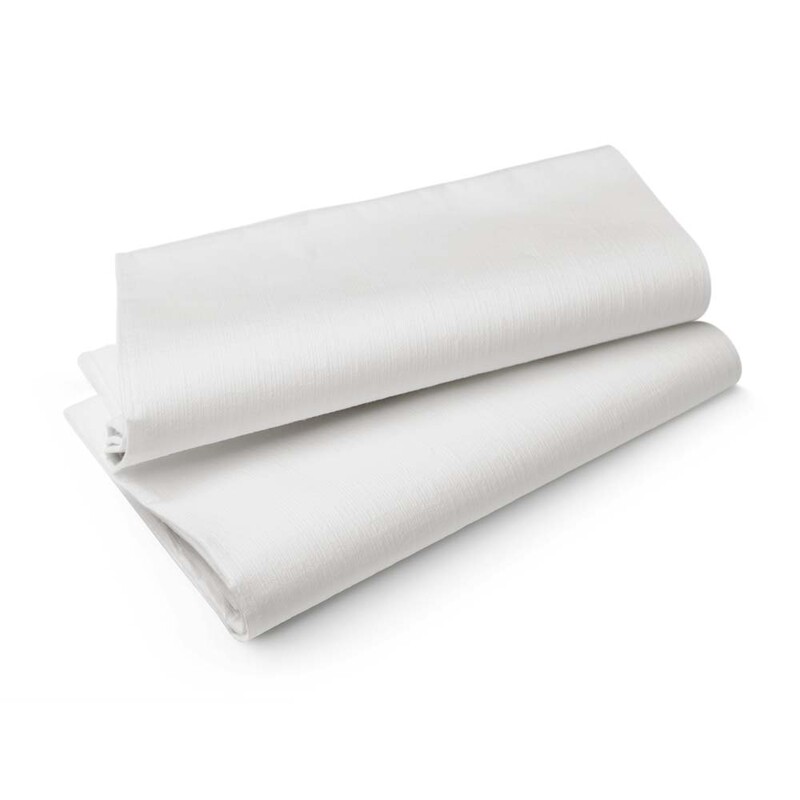 Borddug, Duni Evolin, 1270 x 2200 mm, træfibre, hvid, karton a 25 stk