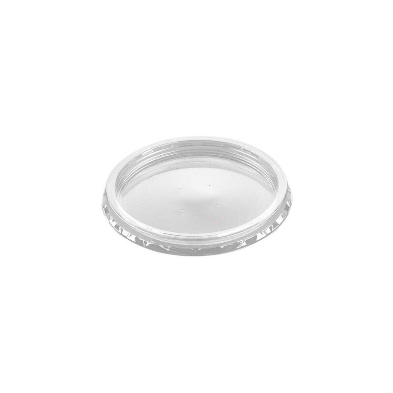 Låg t/plastbakke, Færch, Rund, Ø 73, højde 7, PET, transparent, karton a 1000 stk, Fødevaregodkendt