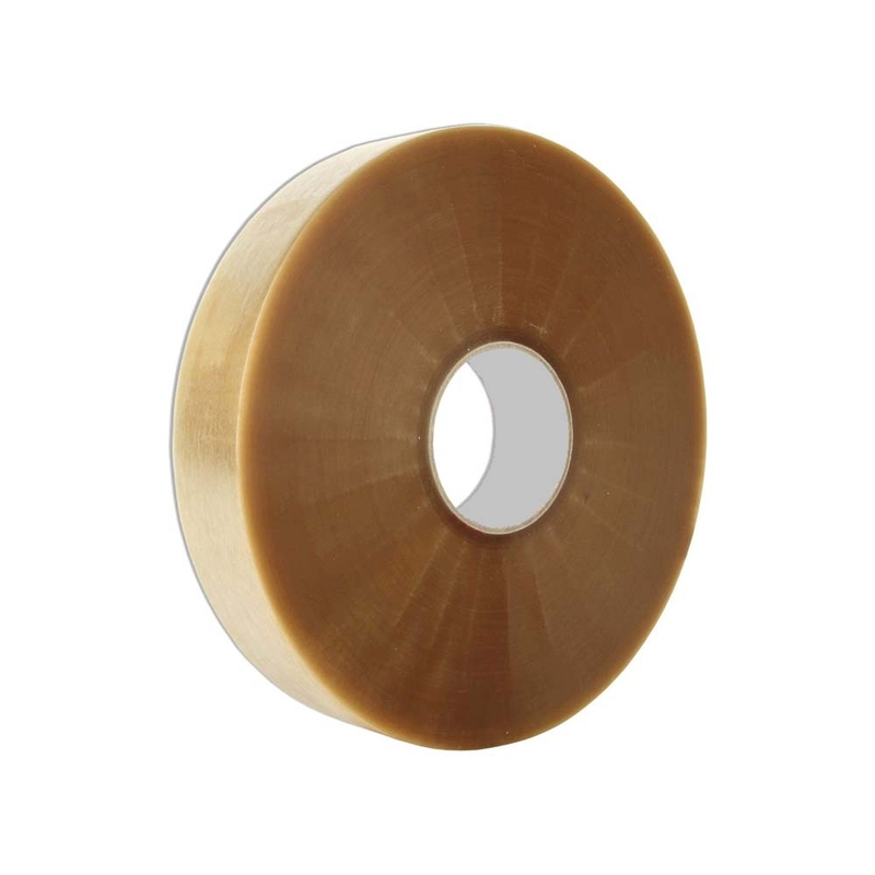 Pakketape, 50 mm x 990.00 m, 32 µm, kernediameter: 76 mm, Maskinrulle, PP, Akryl, low noise, transparent, pakke a 6 ruller, palle a 288 ruller