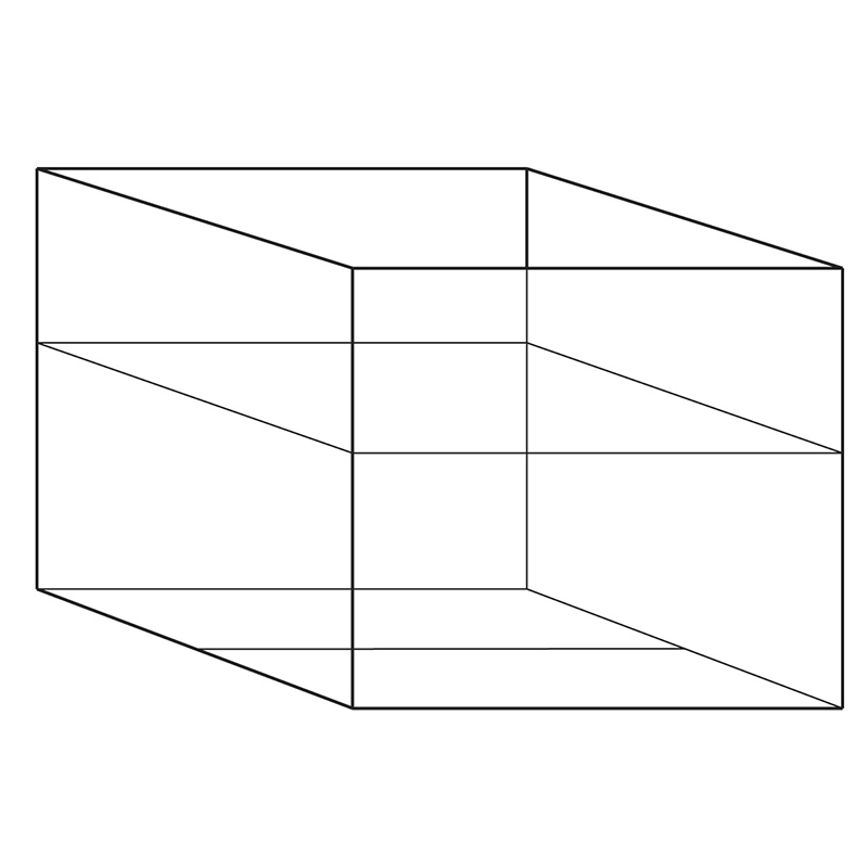 Container, indre dim: 780 x 580 x 700 mm, 2-lags, BC-flute, 7.000 mm, FEFCO 0200, Bukkelinje ved 410, brun, bottom - bottom base, bundt a 10 stk, palle a 130 stk, FSC Mix 70%