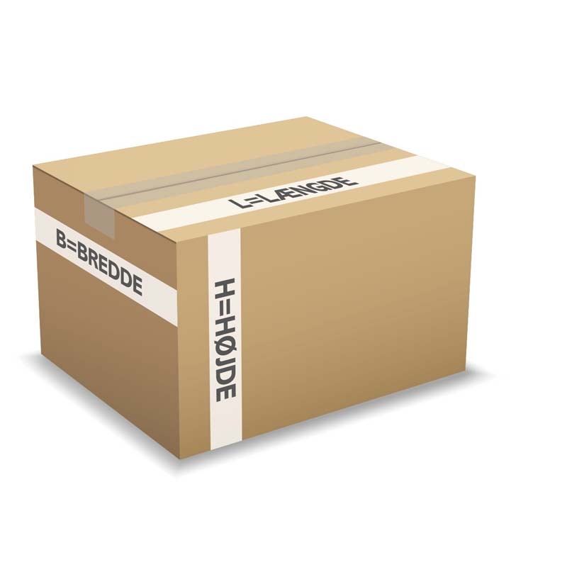 Bølgepapkasse, indre dim: 310 x 230 x 185 mm, 1-lags, B-flute, 3.000 mm, FEFCO 0201, brun, bundt a 25 stk, palle a 1200 stk, FSC Mix 70%